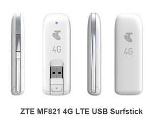 ZTE MF821 100Mbps 4G LTE FDD Modem